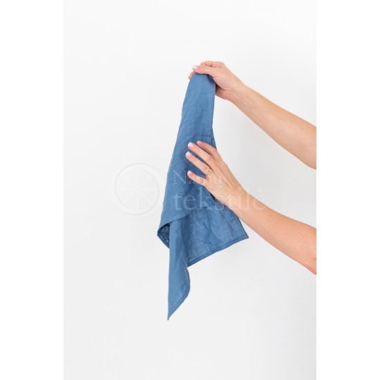 Soft linen kitchen towel 35x50 BLUE